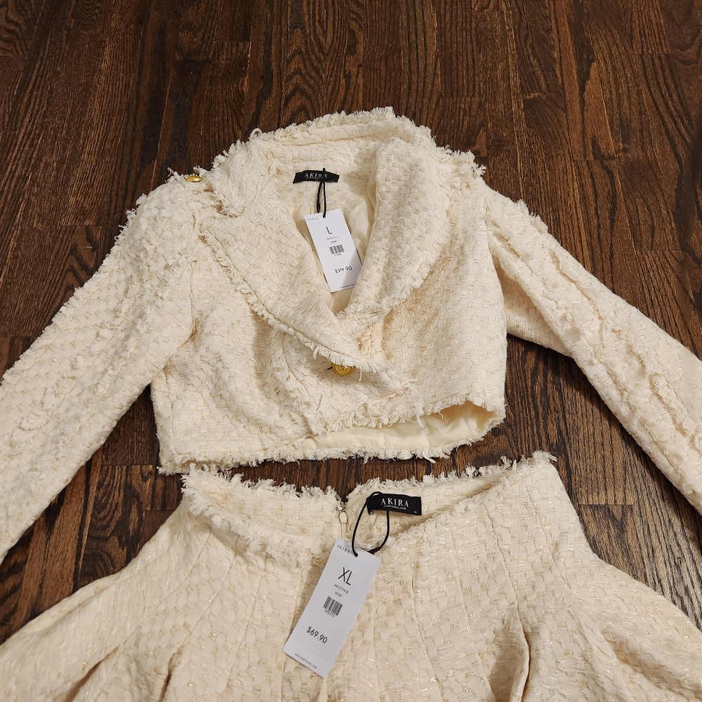 Nwt Akira Quinn Blazer And Skirt Set - Picture 8 of 9